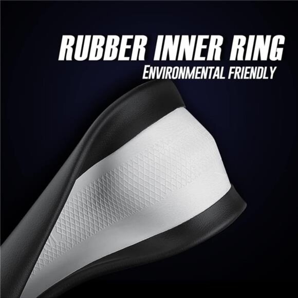 Nappa Premium Leather car Steering Wheel Cover, Non-Slip, Breathable, Universal - Picture 6 of 7